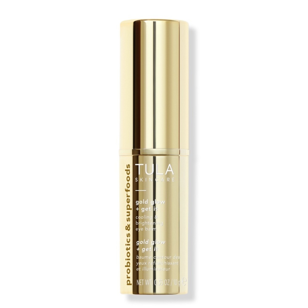 TULA Gold Glow + Get It Cooling & Brightening Eye Balm 0.35 oz